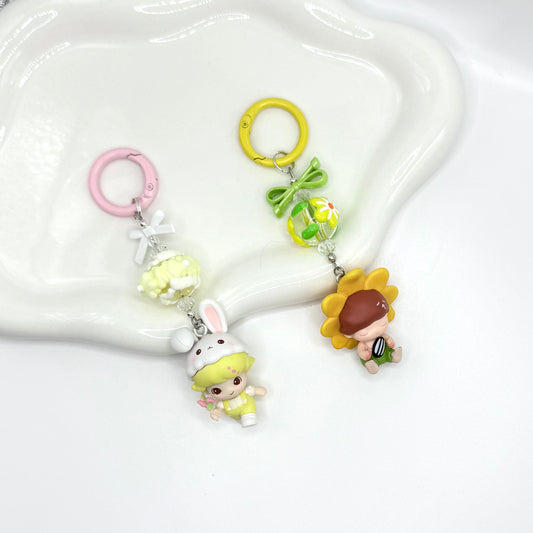 Dimoo Plant and Nature Mini Figure Keychain | Bag Charm | Phone Charm