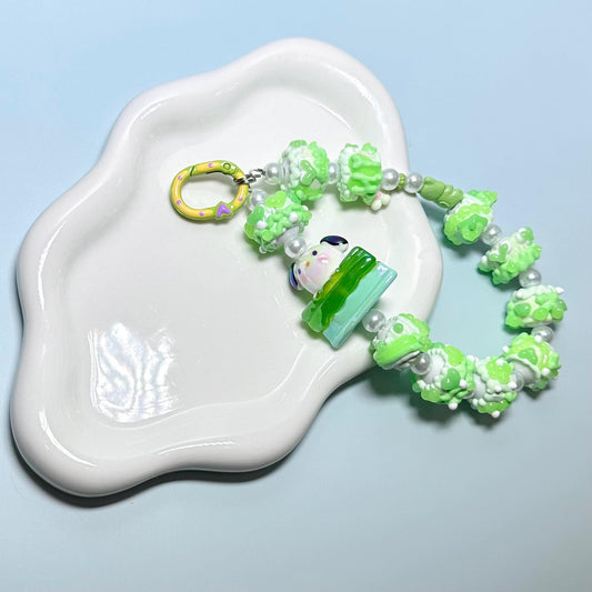 Pochacco inspired Cake Phone Strap | Bag Charm
