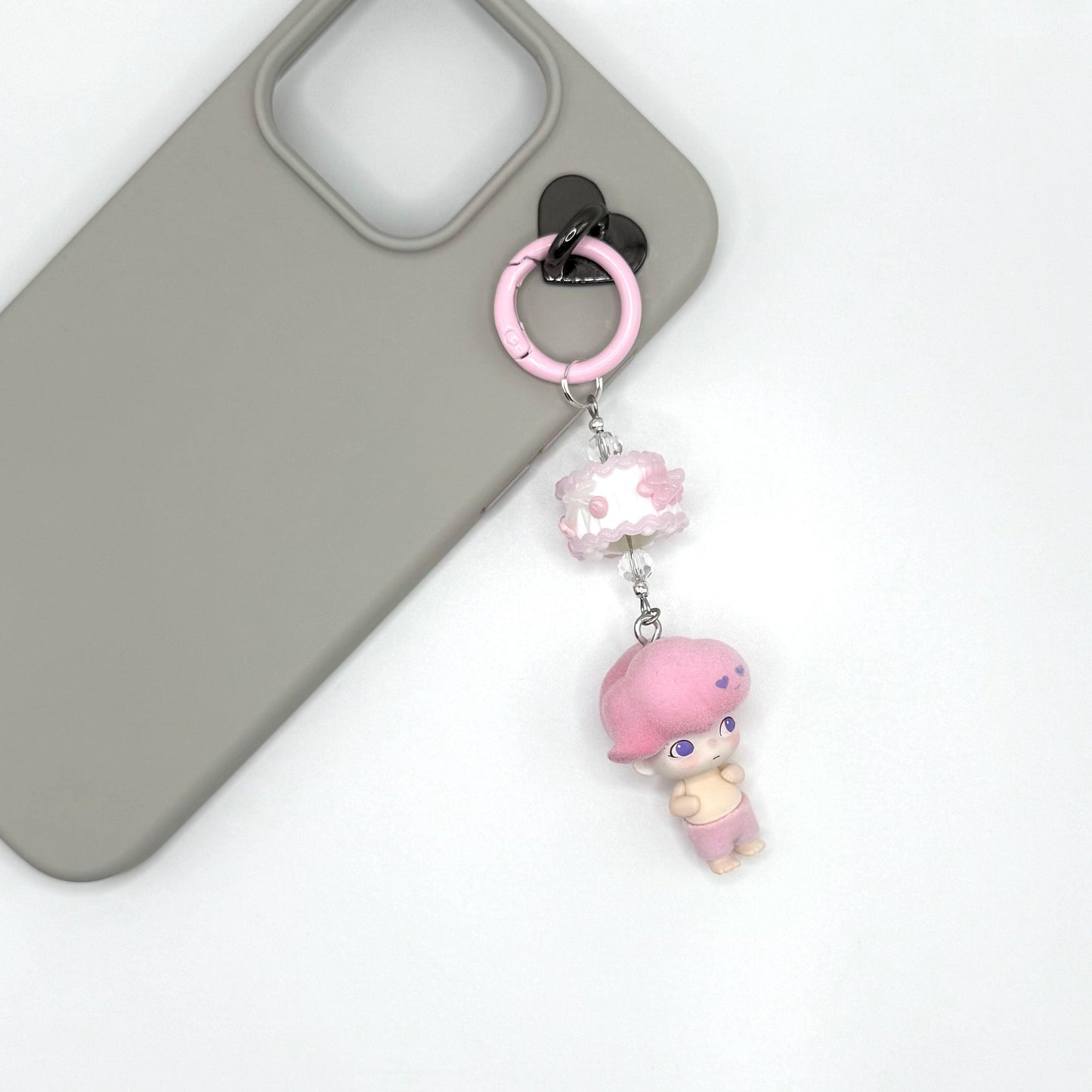 Dimoo Fuzzy Mini Figure Keychain | Bag Charm