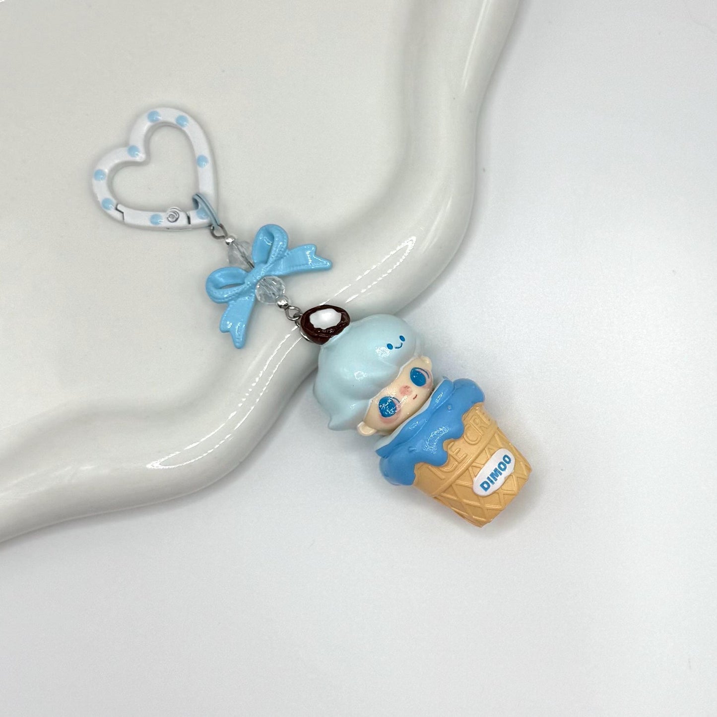 Dimoo Ice Cream Treat Mini Figure Keychain | Bag Charm