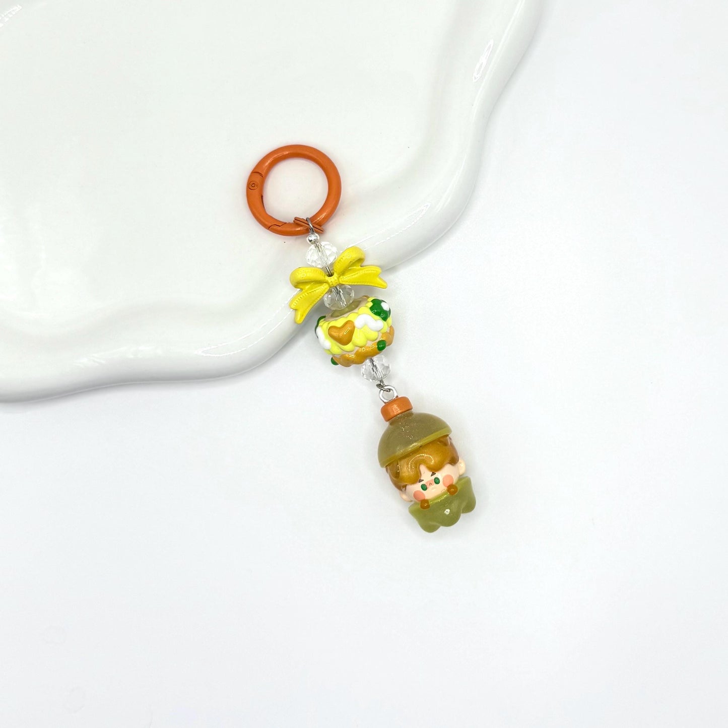Soda Series Authentic Pop Bean Hand Painted Bead Keychain | Bag charm | Phone charm | Handmade Beads | Popmart Bead