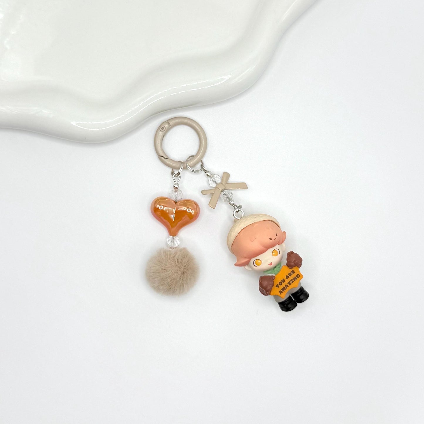 Dimoo x Disney Mini Figure Double Strands Keychain | Bag Charm