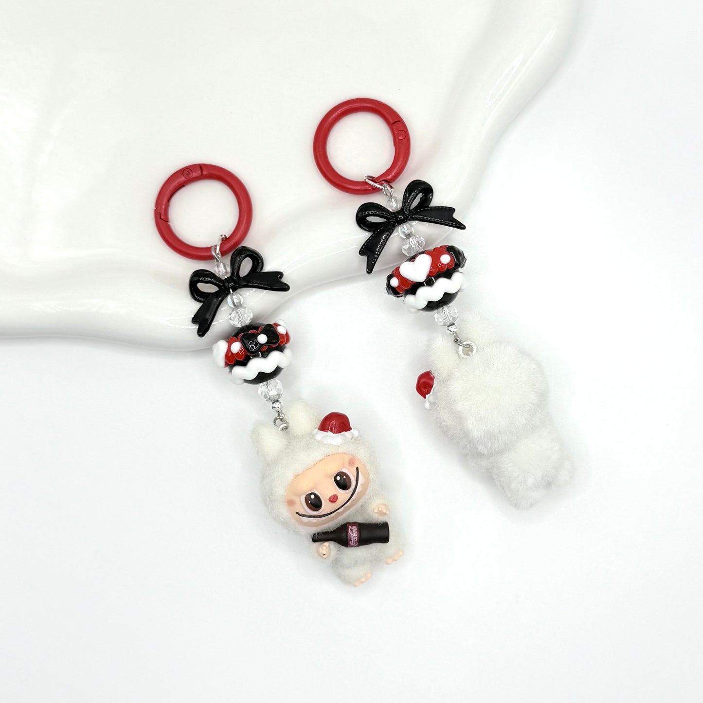 Labubu Coca Cola Mini Figure Keychain | Bag Charm