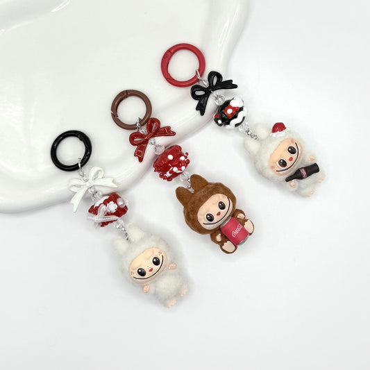 Labubu Coca Cola Mini Figure Keychain | Bag Charm