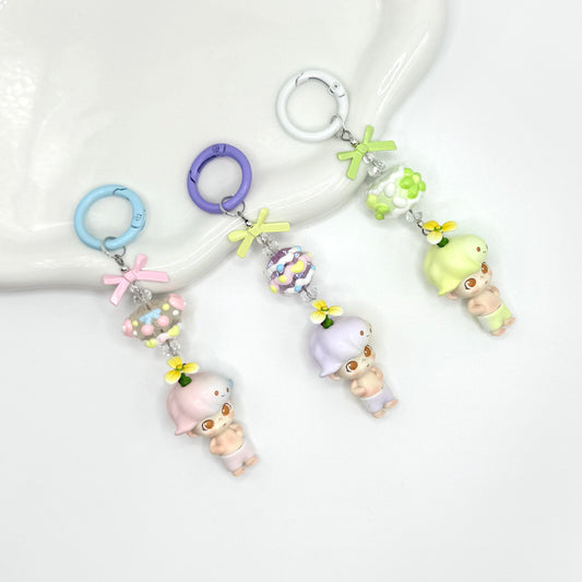 Dimoo Plant and Nature Mini Figure Keychain | Bag Charm | Phone Charm