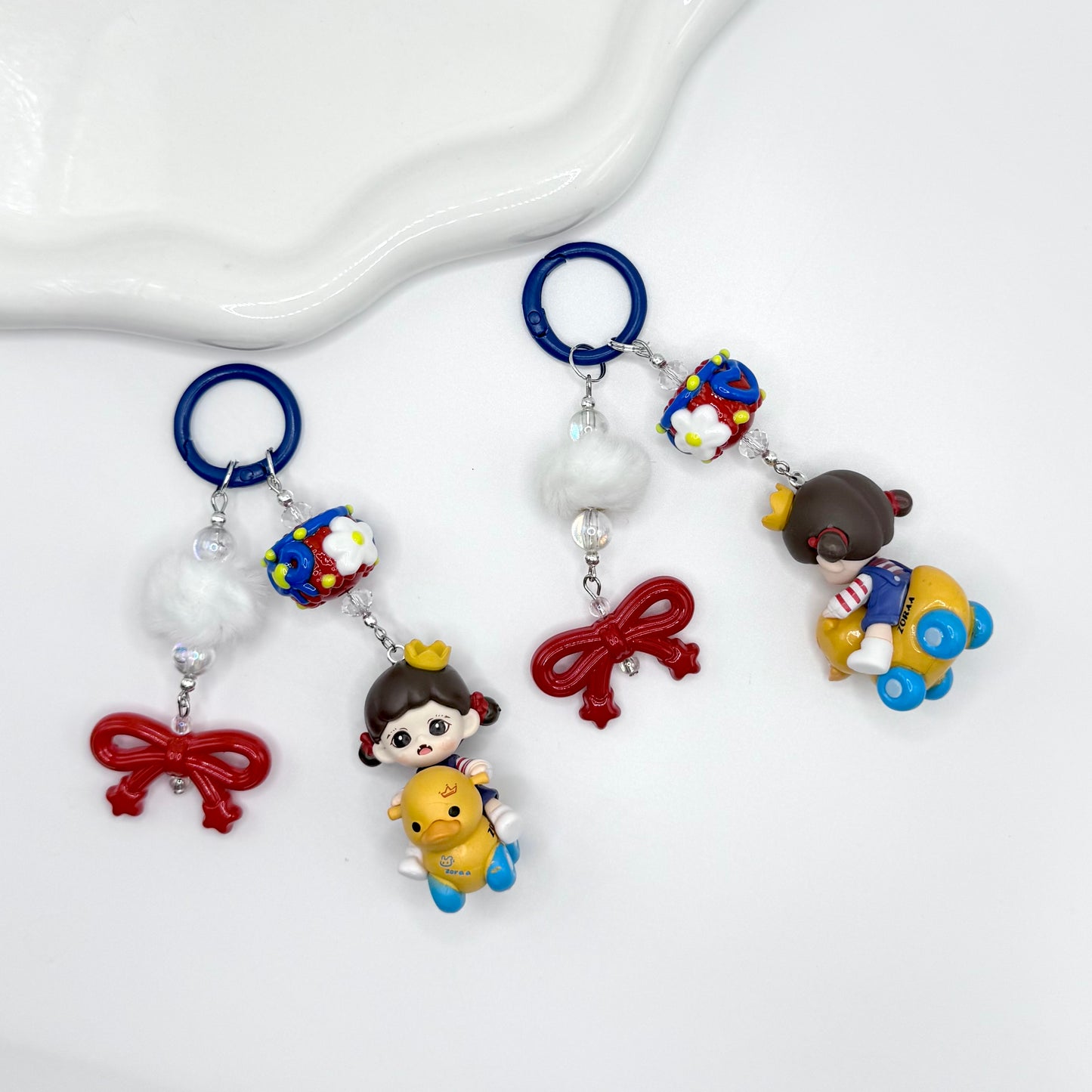 Zora Fun Costume Mini Figure Keychain | Bag Charm | Phone Charm