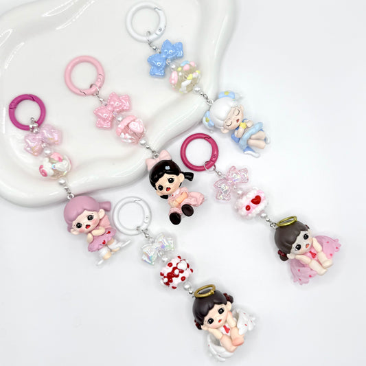 Zora Girly Mini Figure Keychain | Bag Charm | Phone Charm