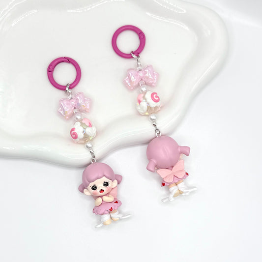 Zora Girly Mini Figure Keychain | Bag Charm | Phone Charm