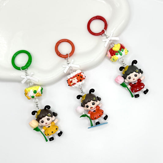 Zora Garden Party Mini Figure Keychain | Bag Charm | Phone Charm