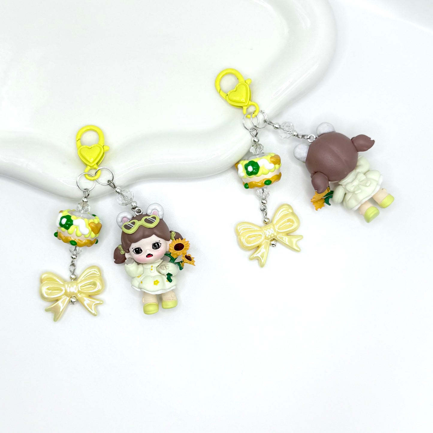 Zora Daisy Girl Mini Figure Keychain | Bag Charm | Phone Charm