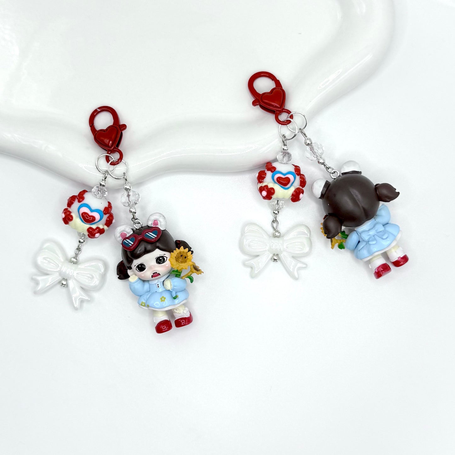 Zora Daisy Girl Mini Figure Keychain | Bag Charm | Phone Charm