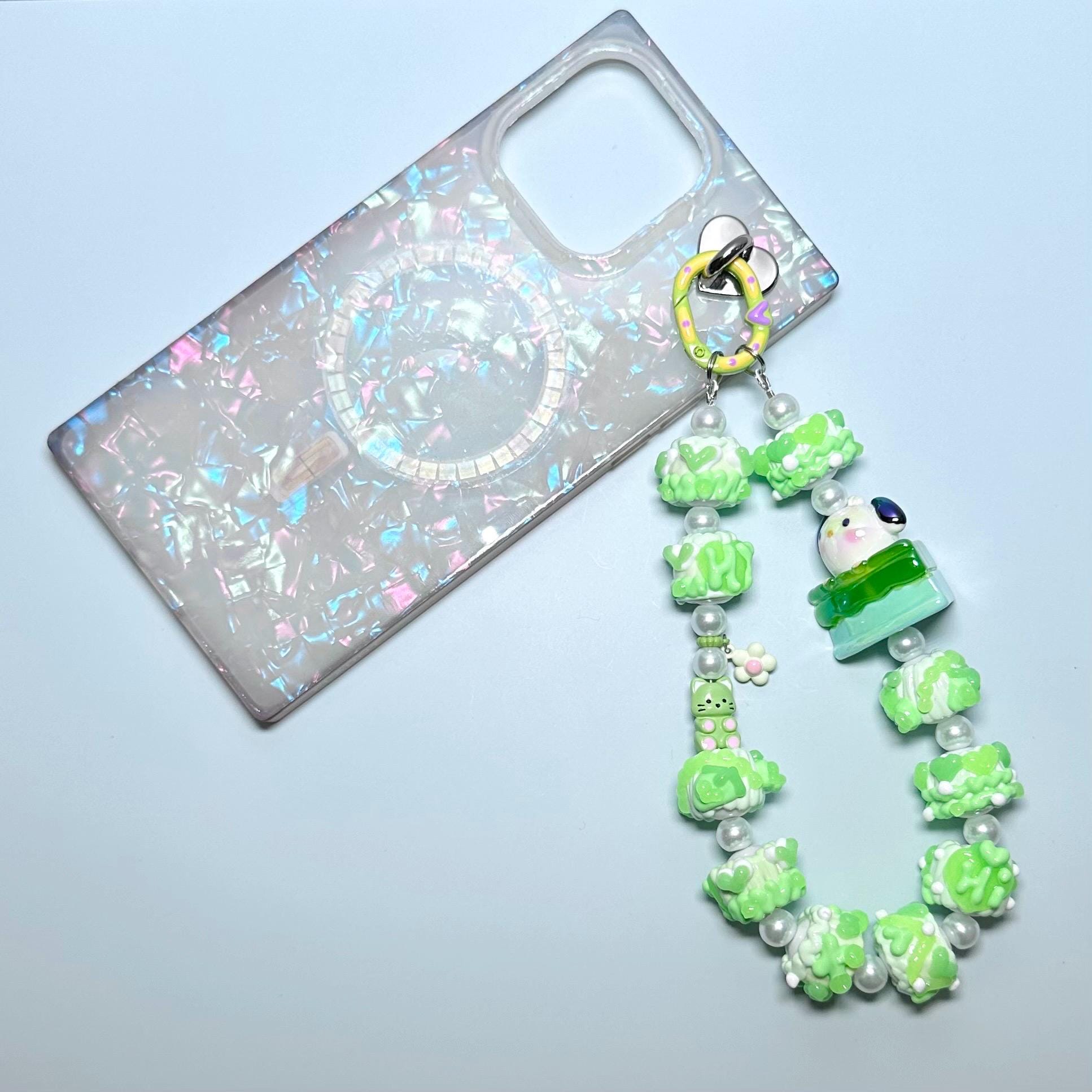 Pochacco inspired Cake Phone Strap | Bag Charm