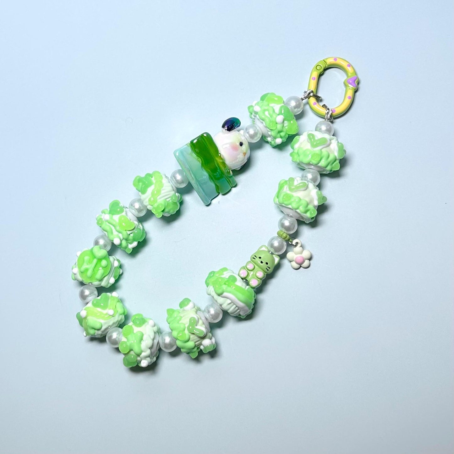 Pochacco inspired Cake Phone Strap | Bag Charm