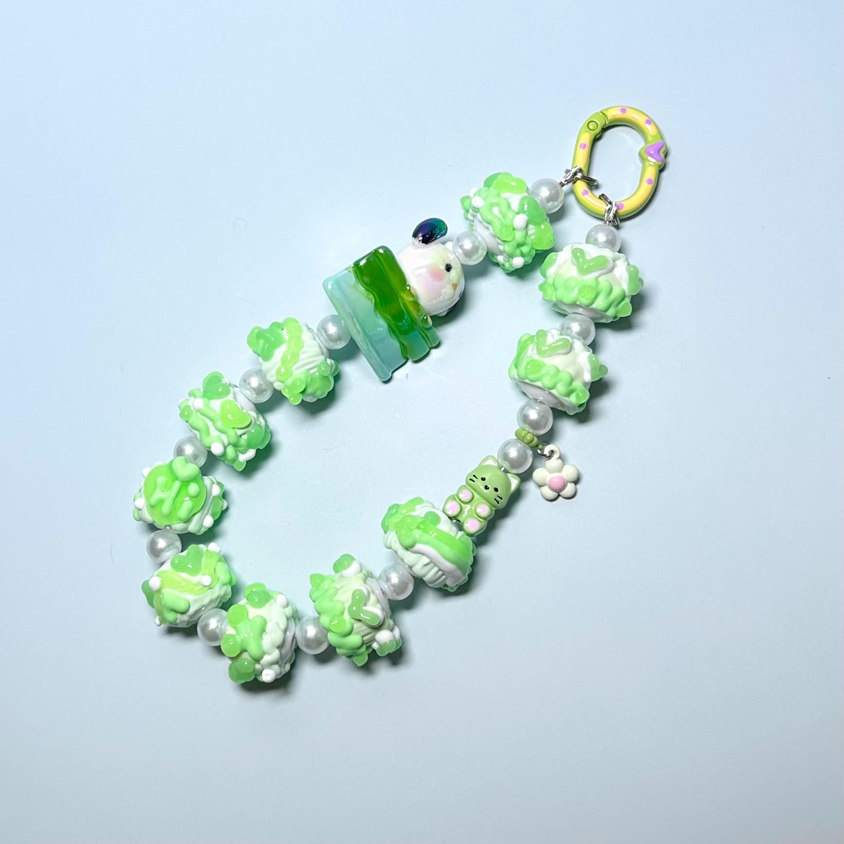 Pochacco inspired Cake Phone Strap | Bag Charm