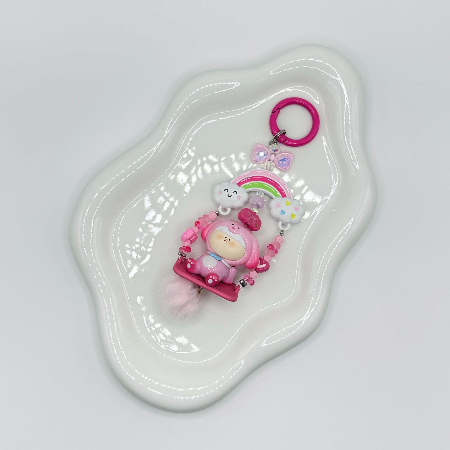 AMLLS Puppy Swinging Mini Figure Keychain | Bag Charm