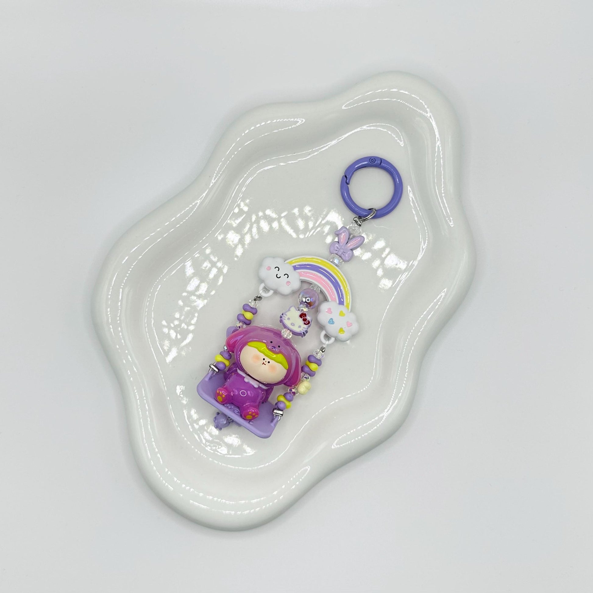 AMLLS Puppy Swinging Mini Figure Keychain | Bag Charm