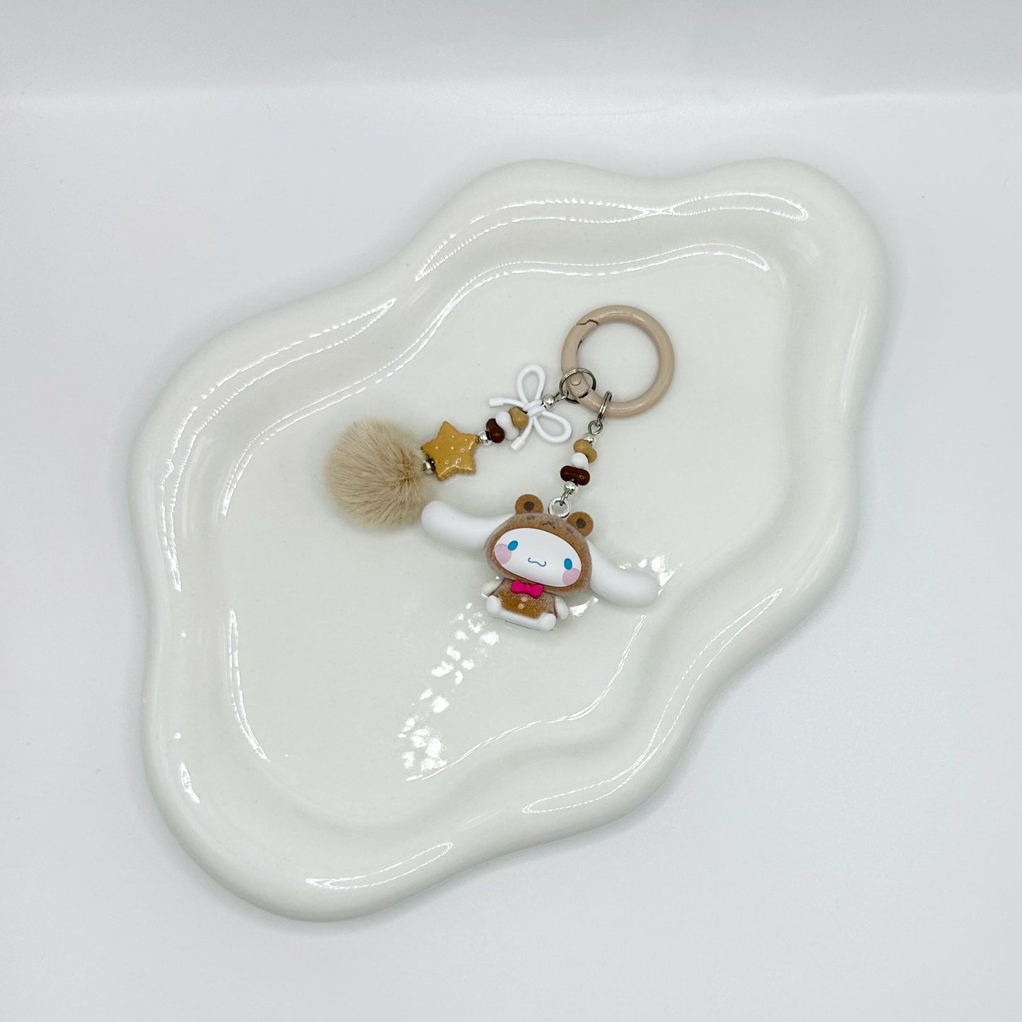 Sanrio Fuzzy Mini Figure Keychain | Bag Charm