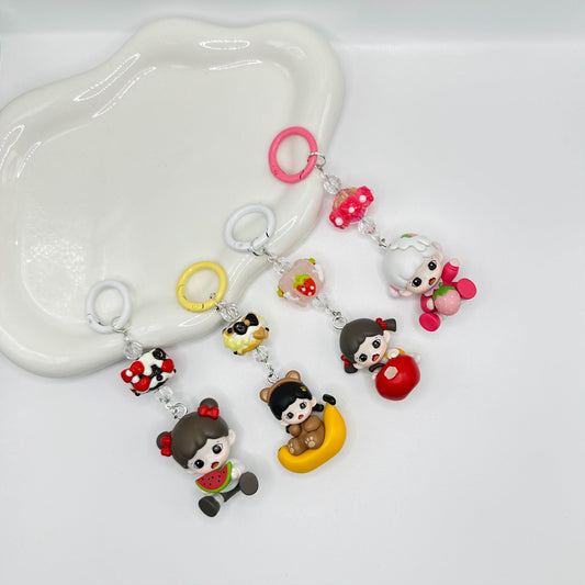 Zora Fruit Figures Mini Figure Keychain | Bag Charm