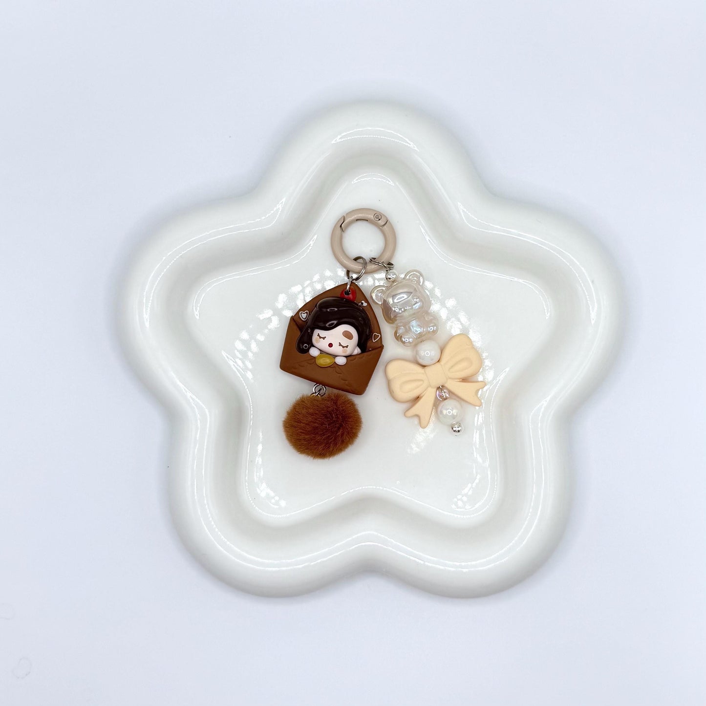 Love Letter Pop Bean figures Keychain | Bag charm | Phone charm | Handmade Beads | Popmart Bead