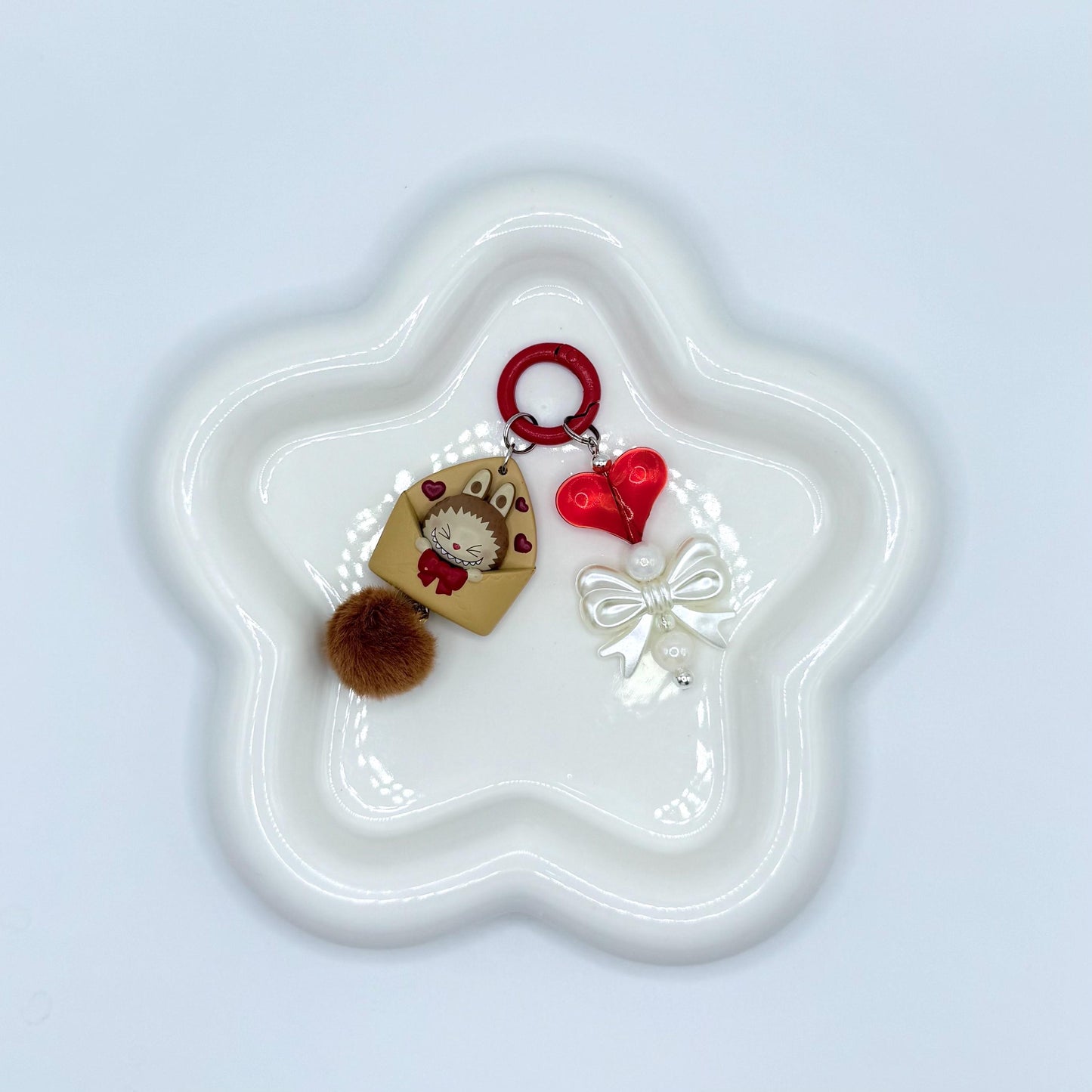 Love Letter Pop Bean figures Keychain | Bag charm | Phone charm | Handmade Beads | Popmart Bead