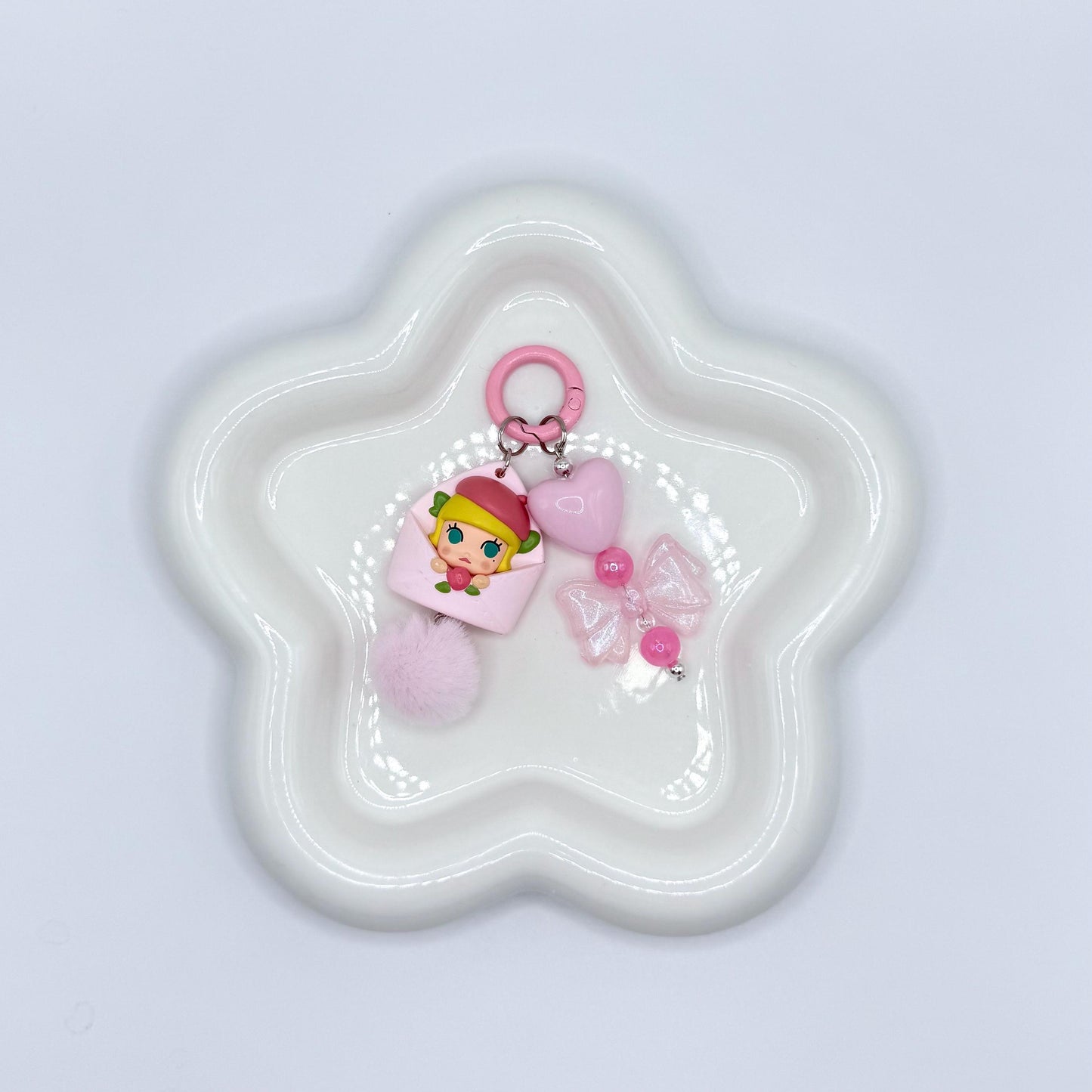 Love Letter Pop Bean figures Keychain | Bag charm | Phone charm | Handmade Beads | Popmart Bead