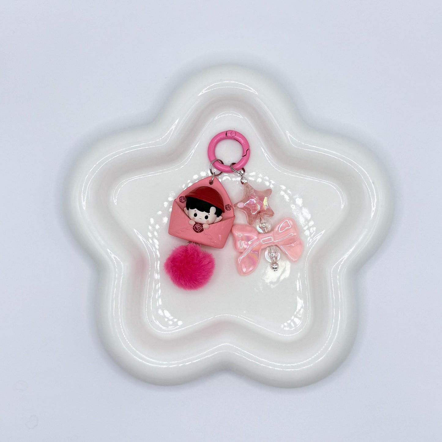 Love Letter Pop Bean figures Keychain | Bag charm | Phone charm | Handmade Beads | Popmart Bead