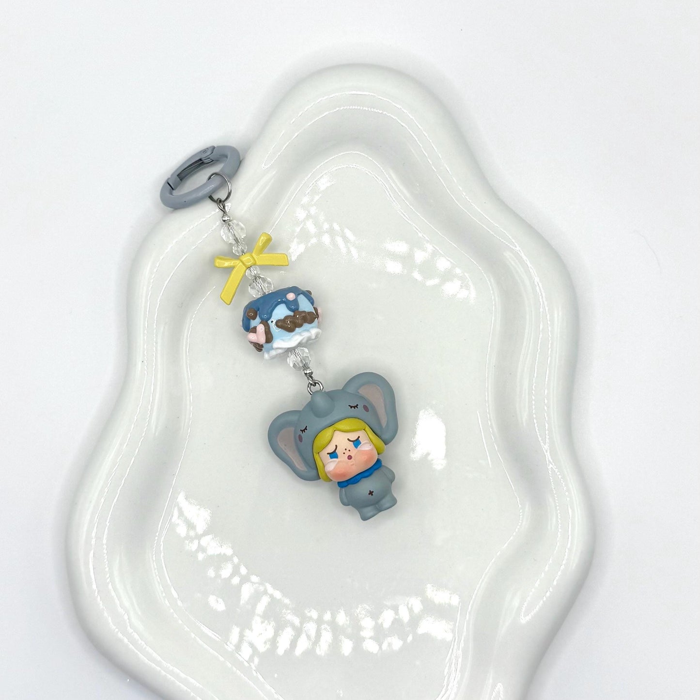 CryBaby Elephant Mini Figure Keychain | Bag Charm