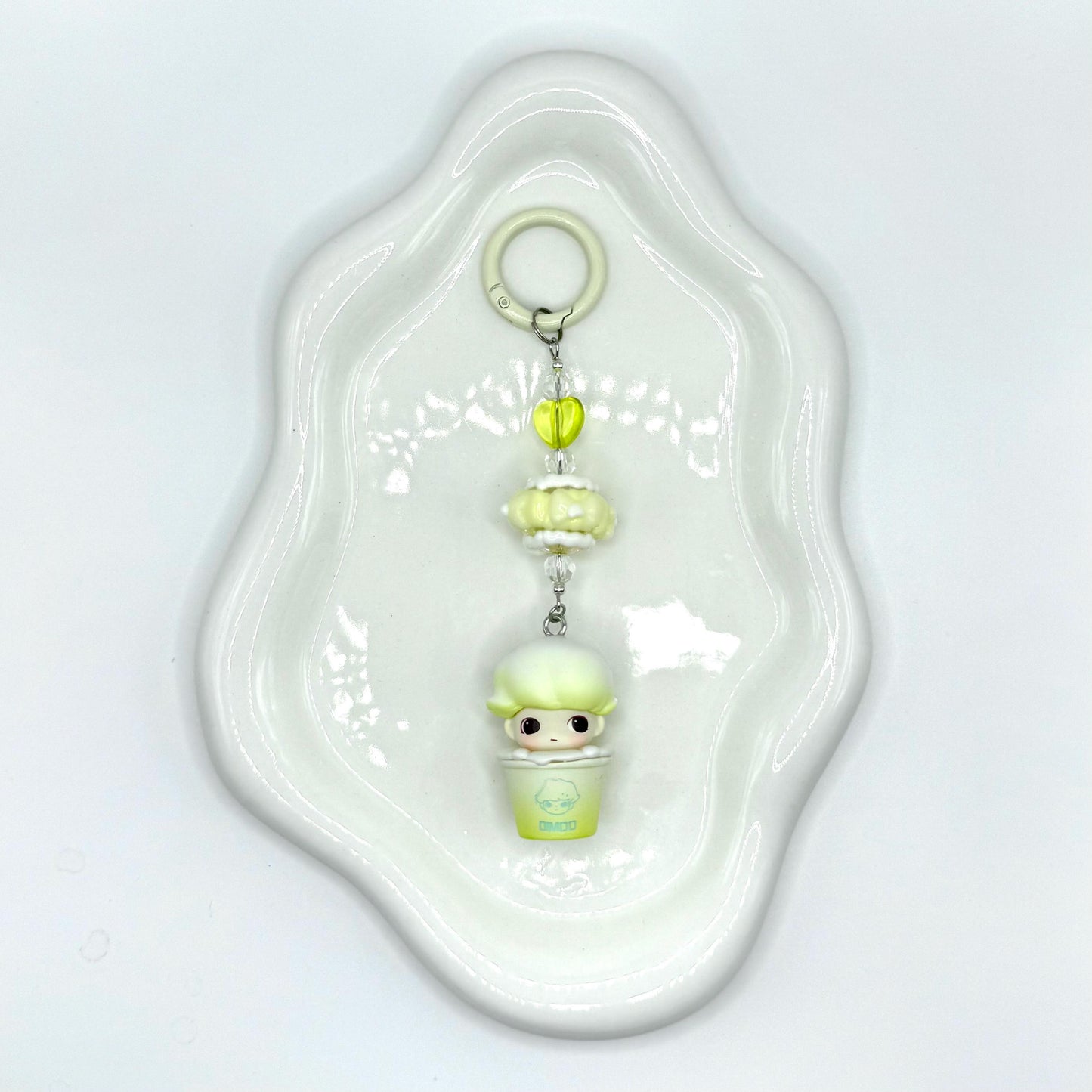 Dimoo Cup Mini Figure Keychain | Bag Charm