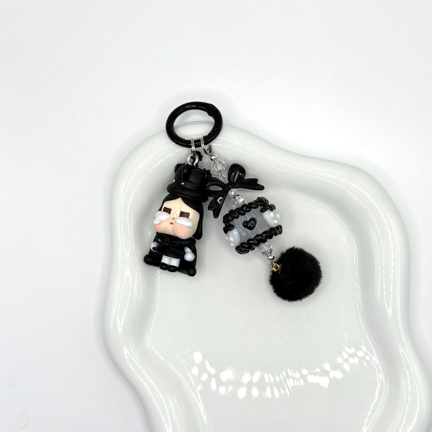 Queen CryBaby Mini Figure Keychain | Bag Charm
