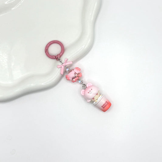 Dimoo Cup Mini Figure Keychain | Bag Charm