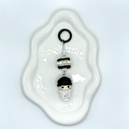 Dimoo Cup Mini Figure Keychain | Bag Charm