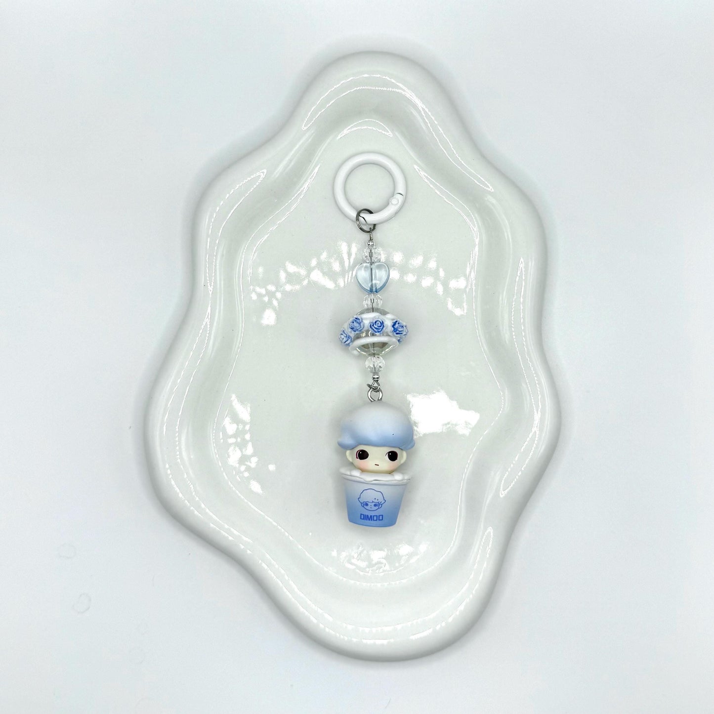 Dimoo Cup Mini Figure Keychain | Bag Charm