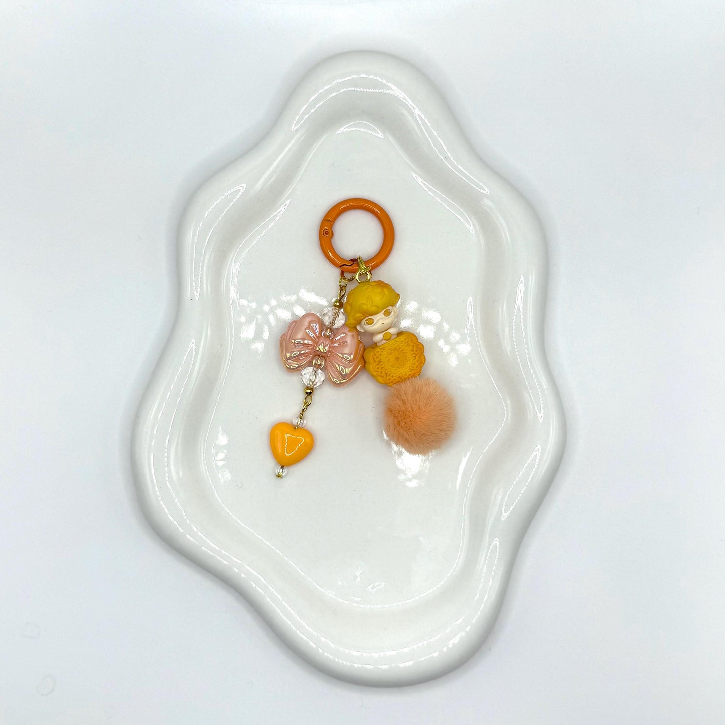 Dimoo Cookies Mini Figures Double Strands Keychain | Bag Charm