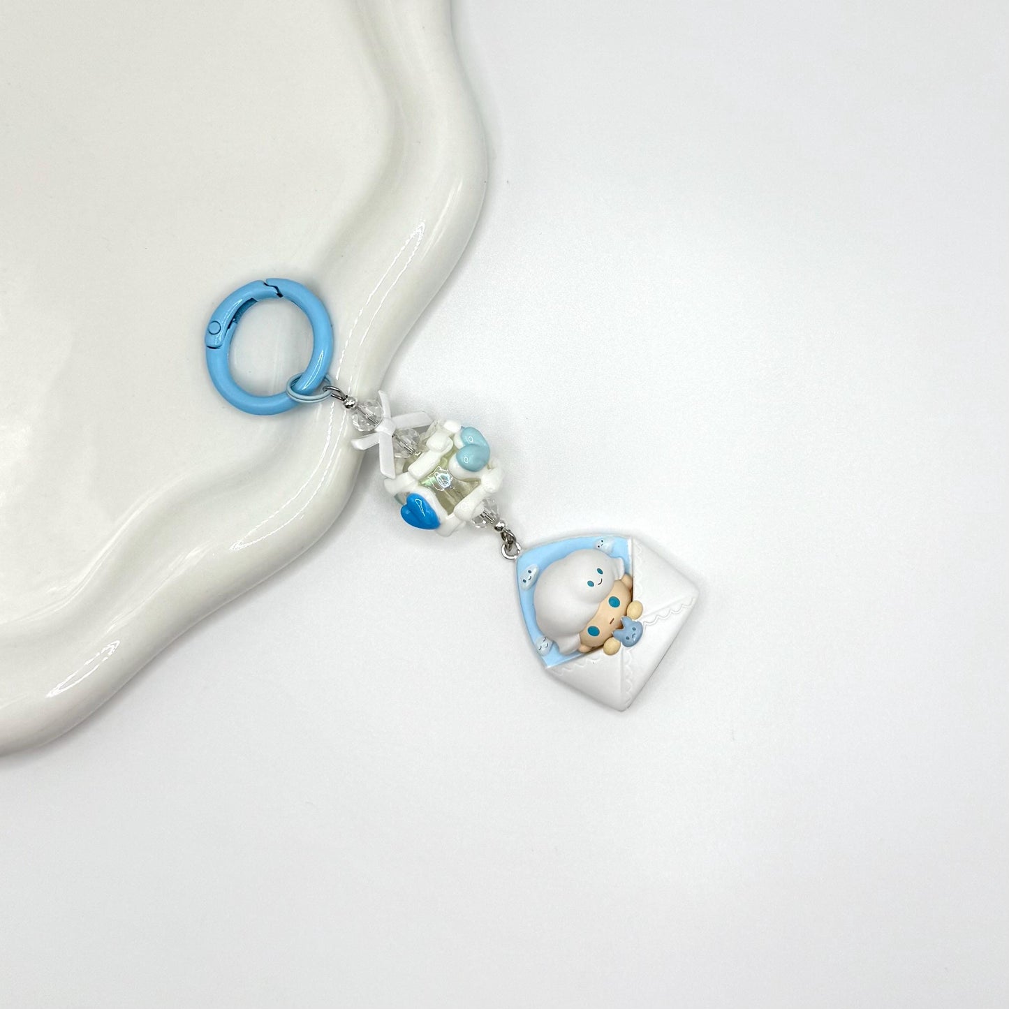 Love Letter series authentic Pop Bean Hand Painted Bead Keychain | Bag charm | Phone charm | Handmade Beads | Popmart Bead