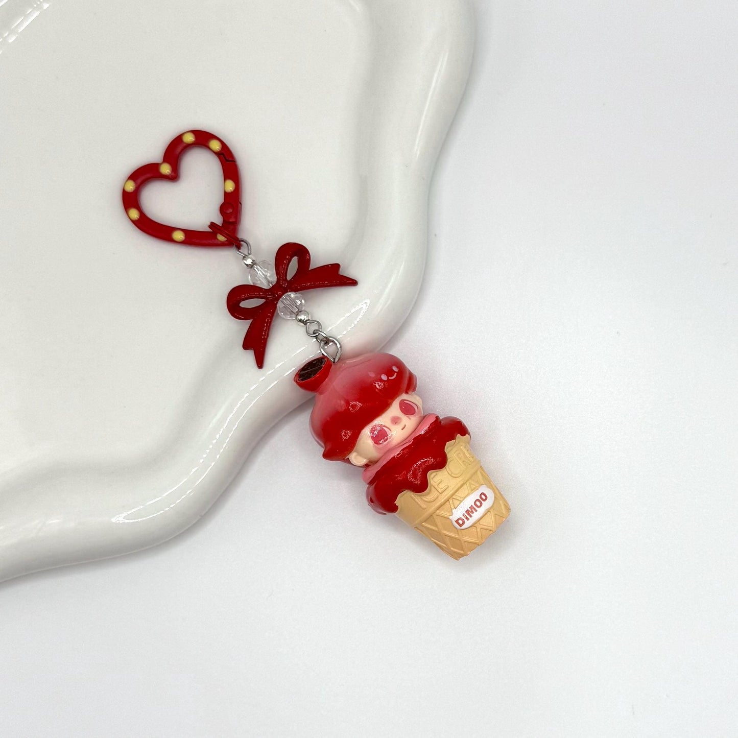 Dimoo Ice Cream Treat Mini Figure Keychain | Bag Charm