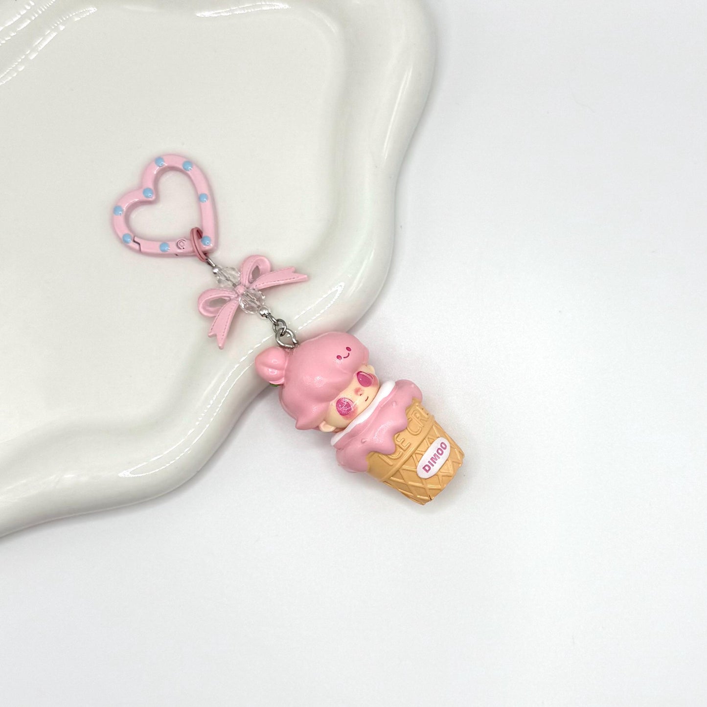 Dimoo Ice Cream Treat Mini Figure Keychain | Bag Charm