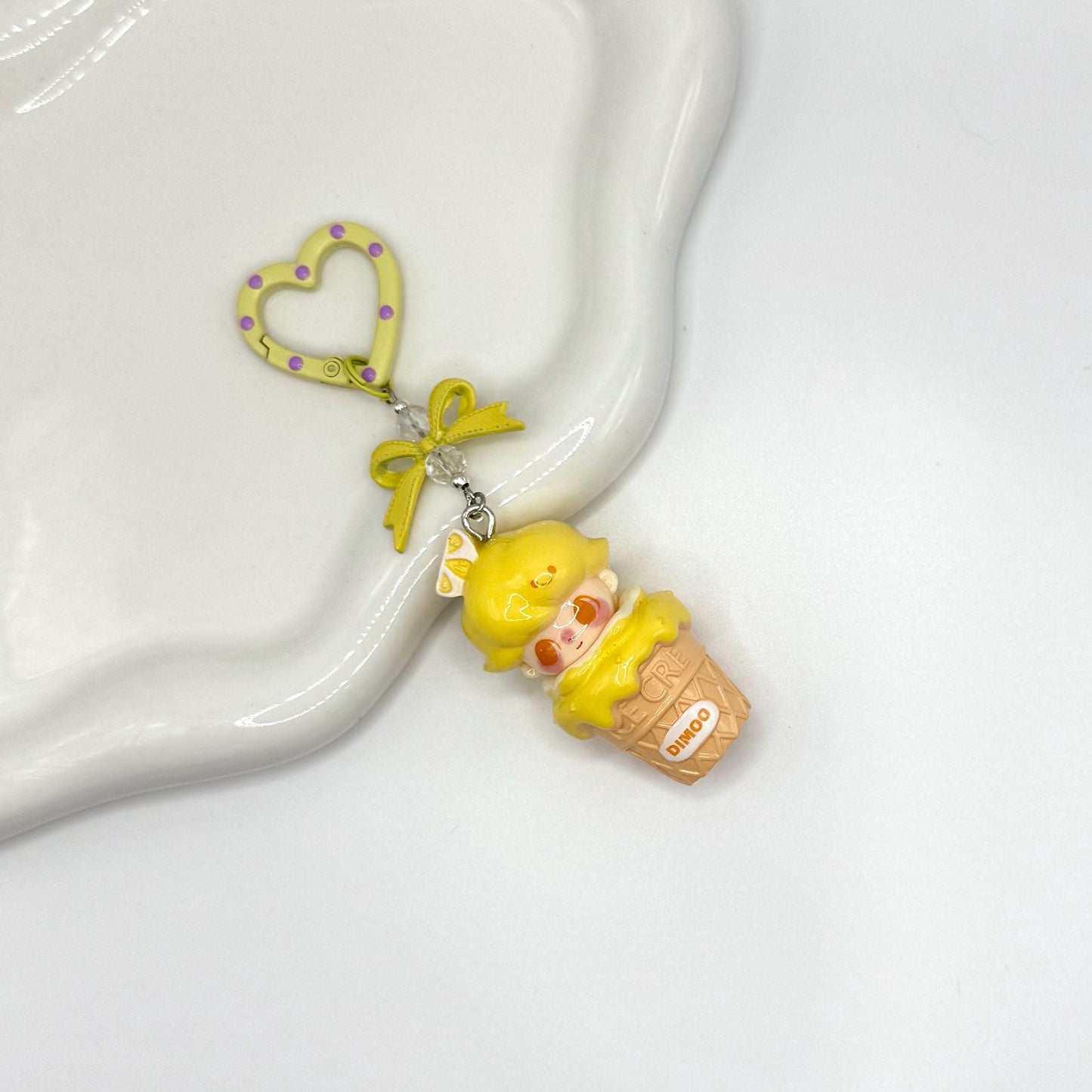 Dimoo Ice Cream Treat Mini Figure Keychain | Bag Charm