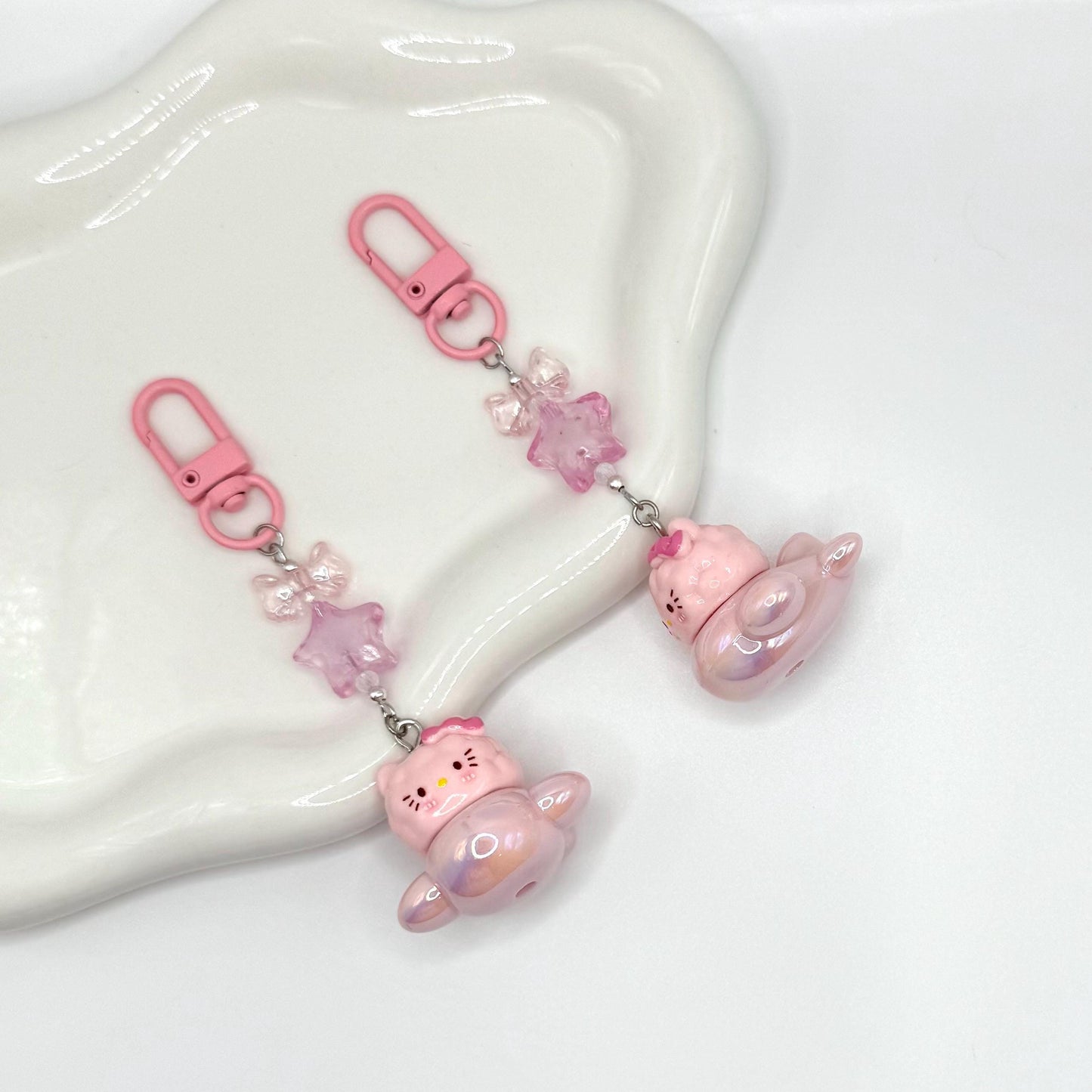 Sanrio inspired airplane Mini Figure Keychain | Bag Charm