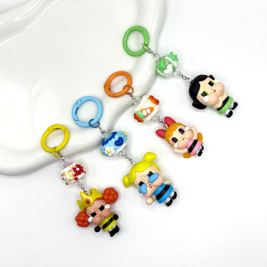 Powerpuff Girls CryBaby Mini Figure Keychain | Bag Charm