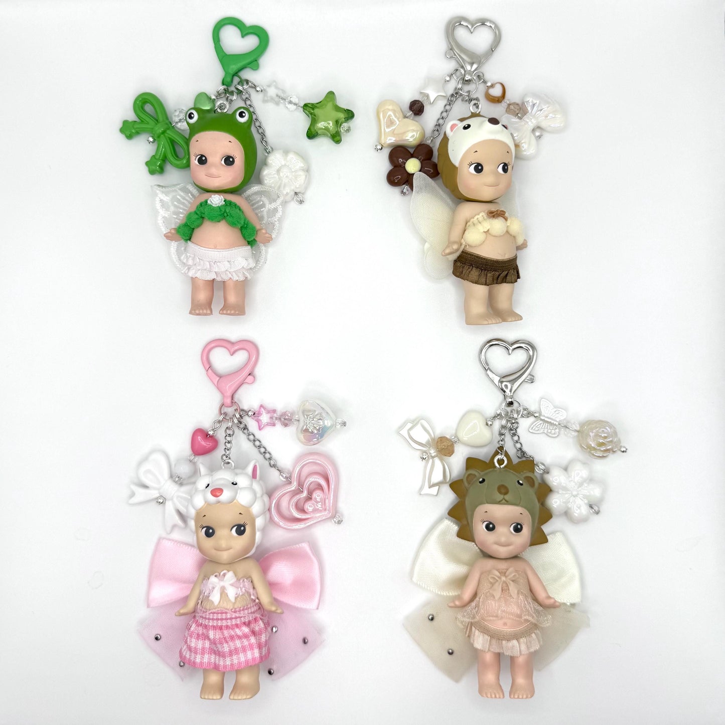 Sonny Angel Animal Series Keychain | Sonny Angel Outfit | Fairy wings | Y2K keychains
