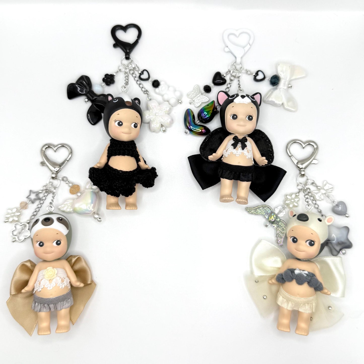 Sonny Angel Animal Series Keychain | Sonny Angel Outfit | Fairy wings | Y2K keychains