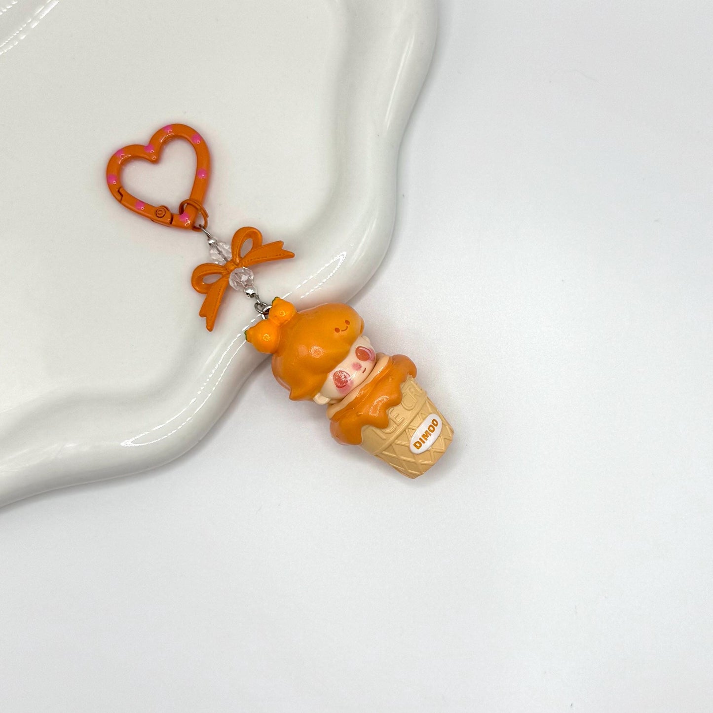 Dimoo Ice Cream Treat Mini Figure Keychain | Bag Charm