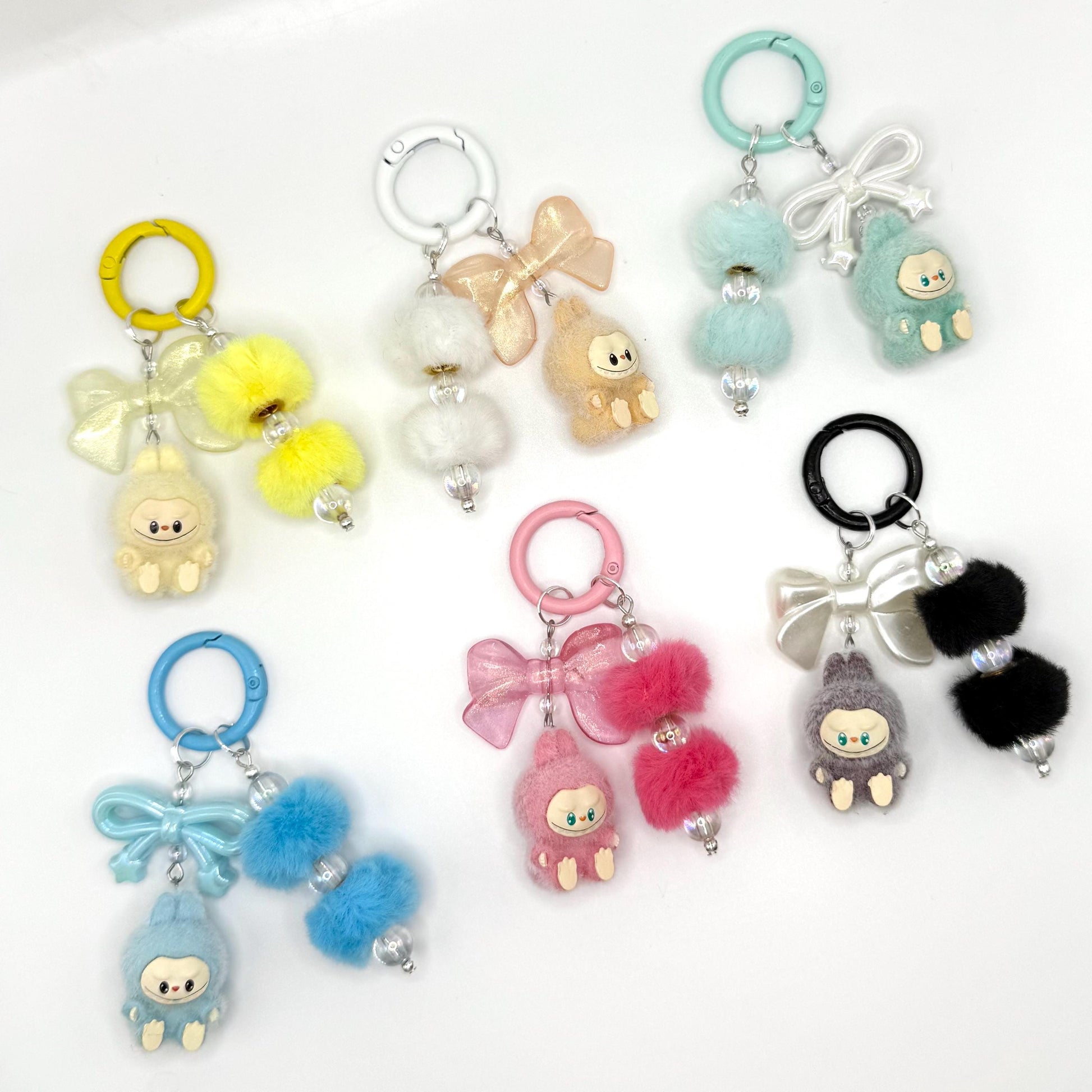 Labubu Sitting Mini figure Keychain | Bag Charm