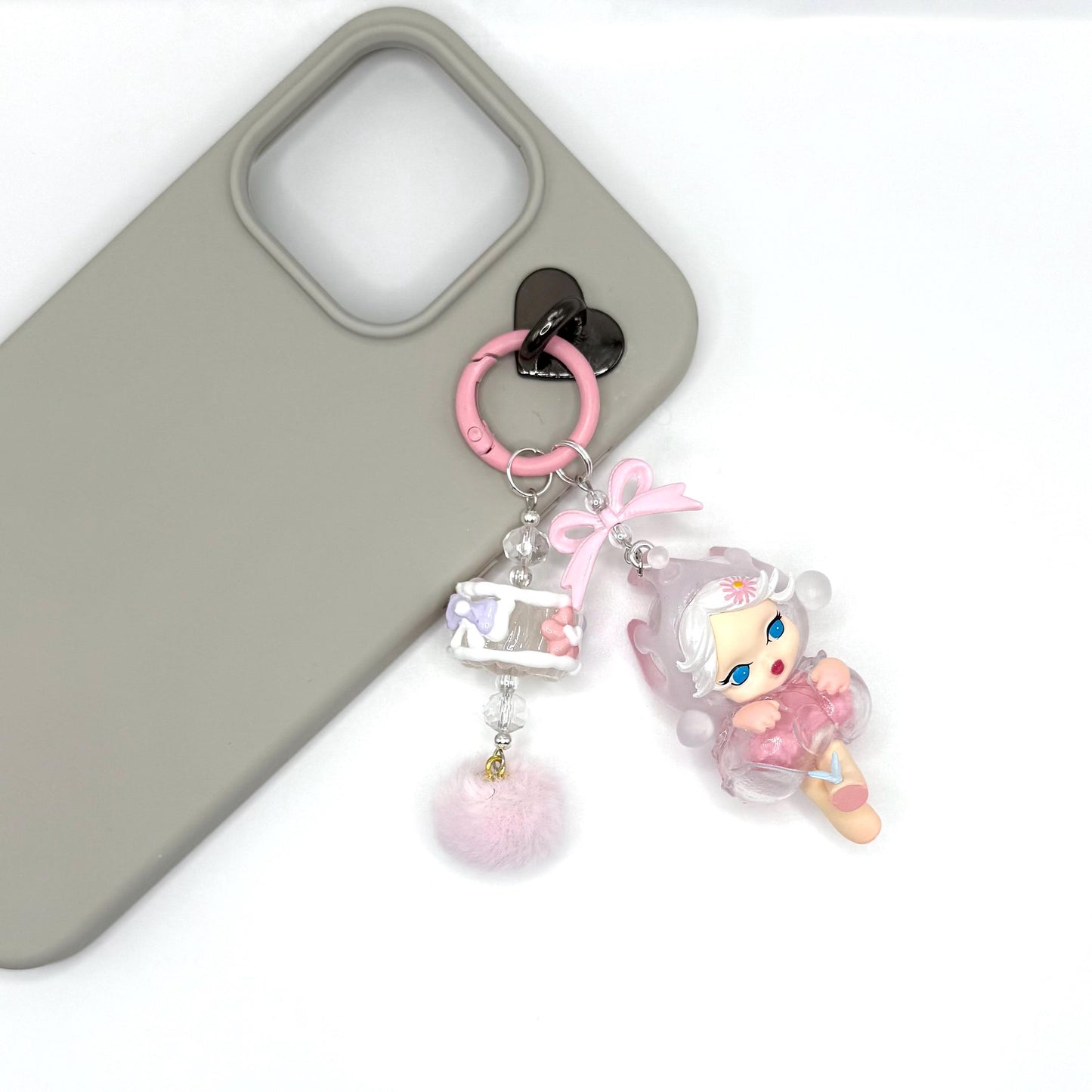 Skullpanda Mini Figures Double Strands Keychain | Bag Charm