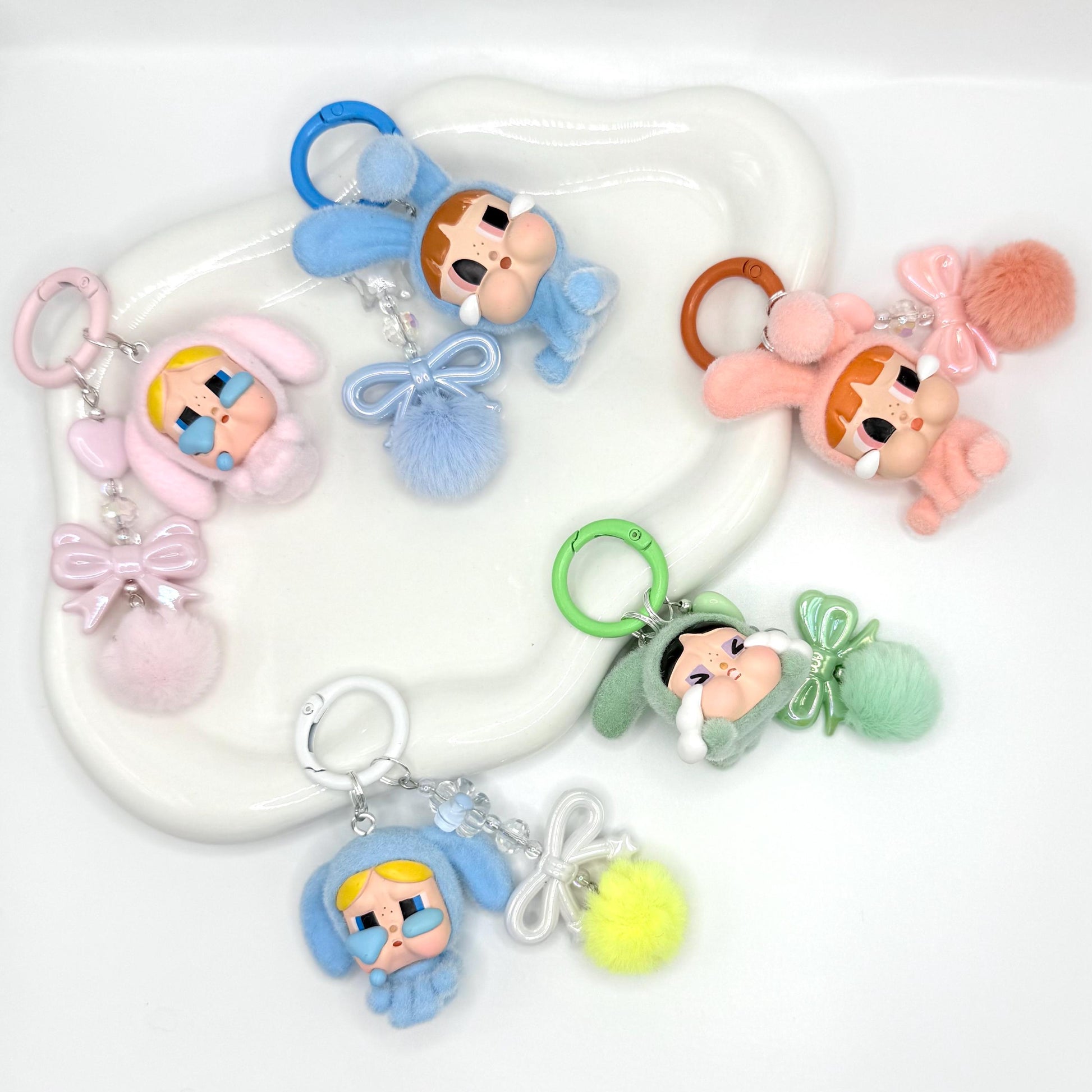 CryBaby Fuzzy Figure Mini Figure Keychain | Bag Charm