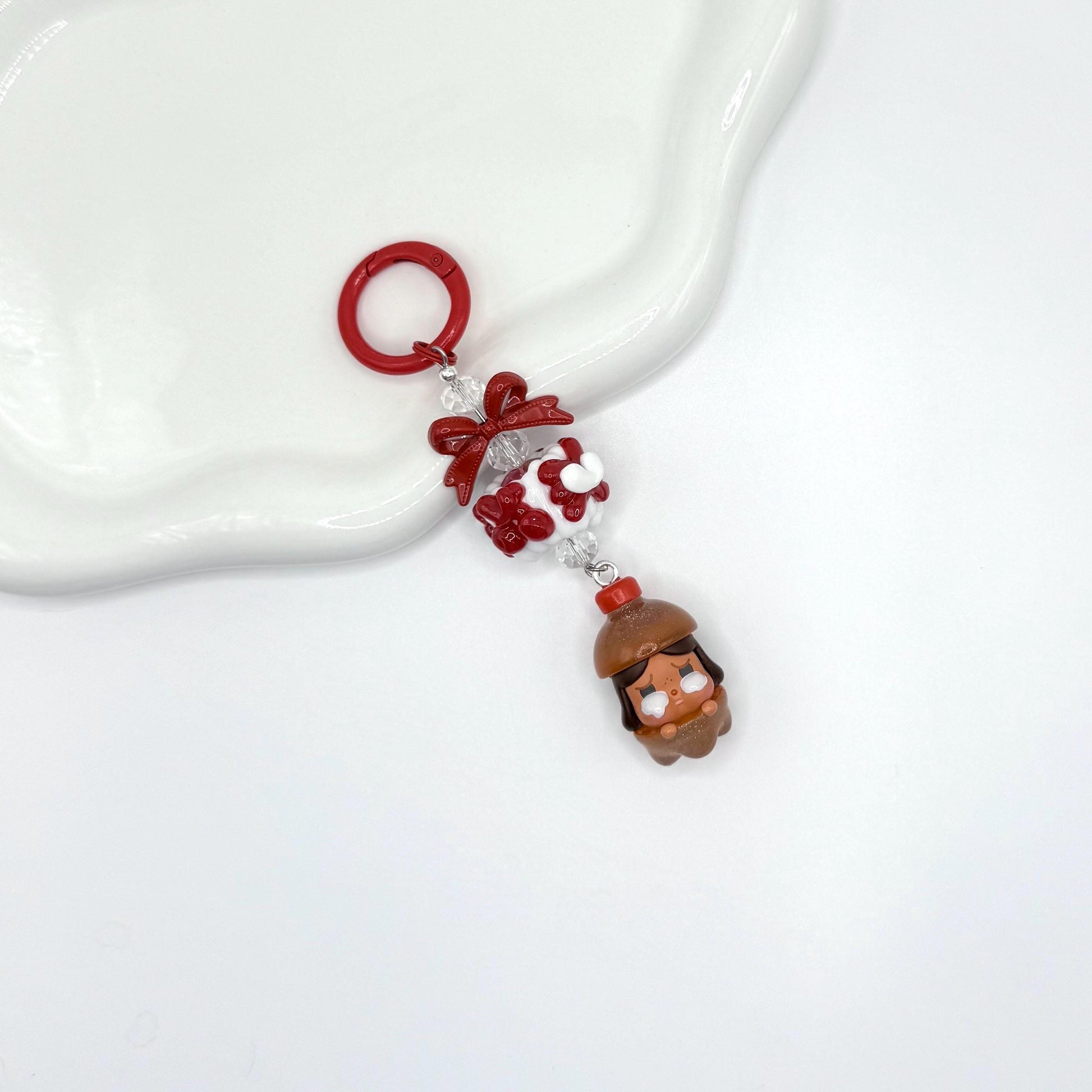 Soda Series Authentic Pop Bean Hand Painted Bead Keychain | Bag charm | Phone charm | Handmade Beads | Popmart Bead