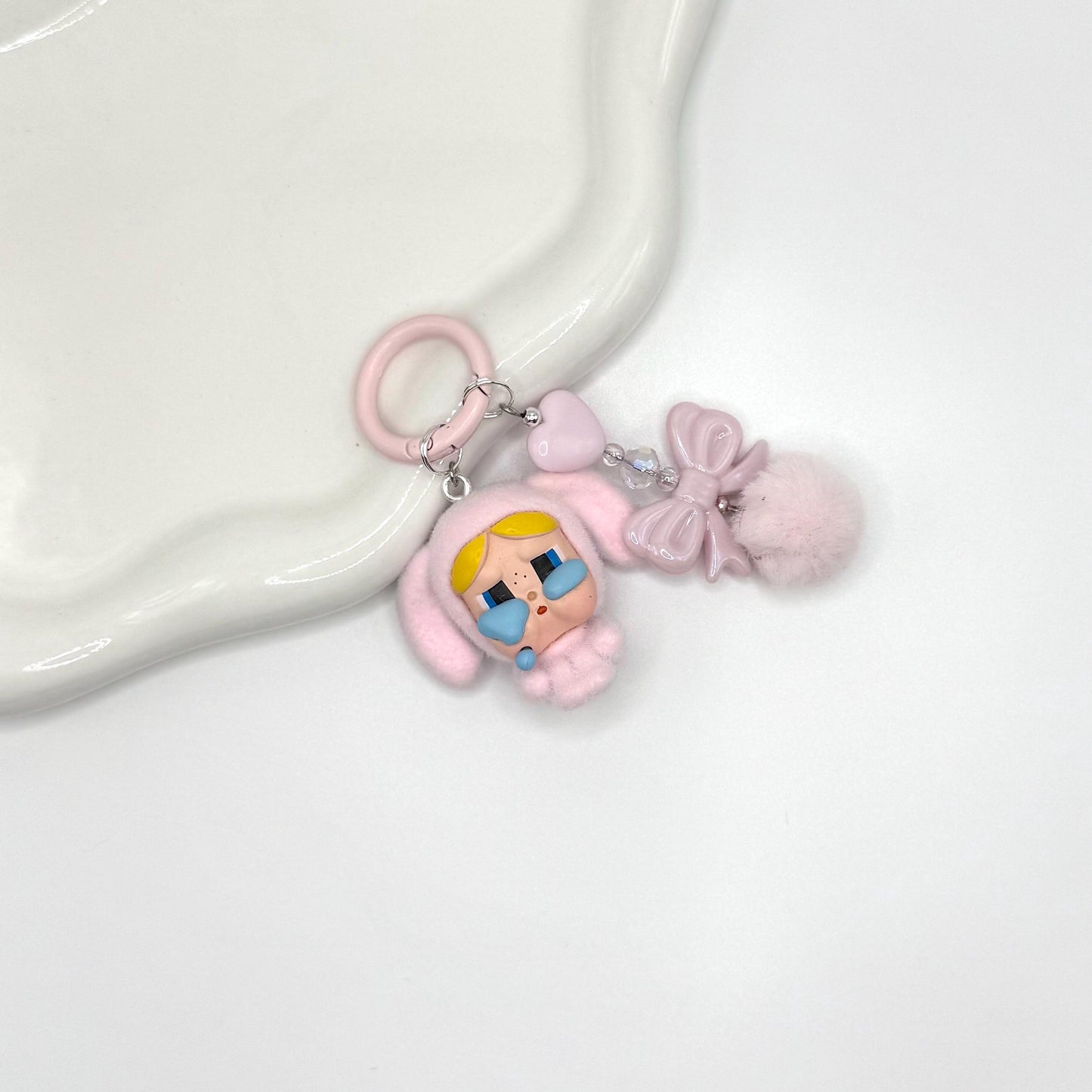 CryBaby Fuzzy Figure Mini Figure Keychain | Bag Charm