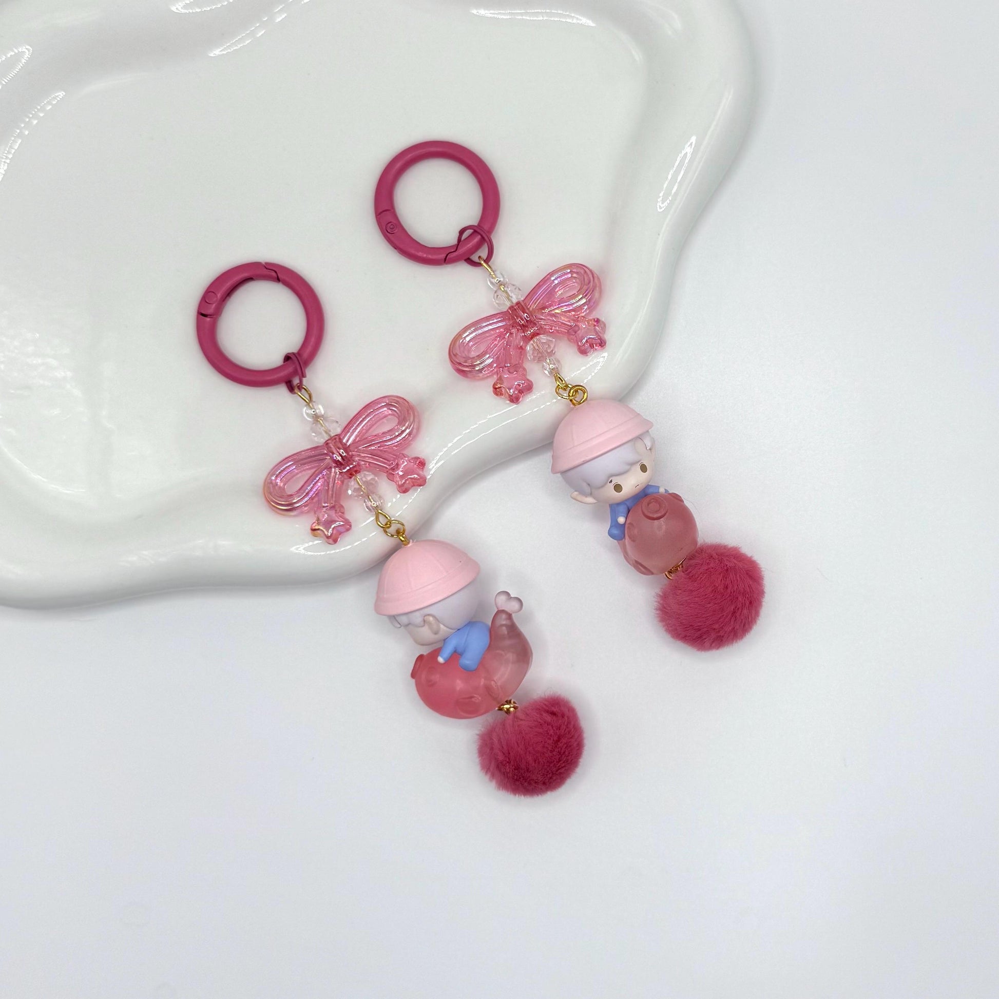Lucky Charm Series Authentic Pop Bean Hand Painted Bead Keychain | Bag charm | Phone charm | Handmade Beads | Popmart Bead