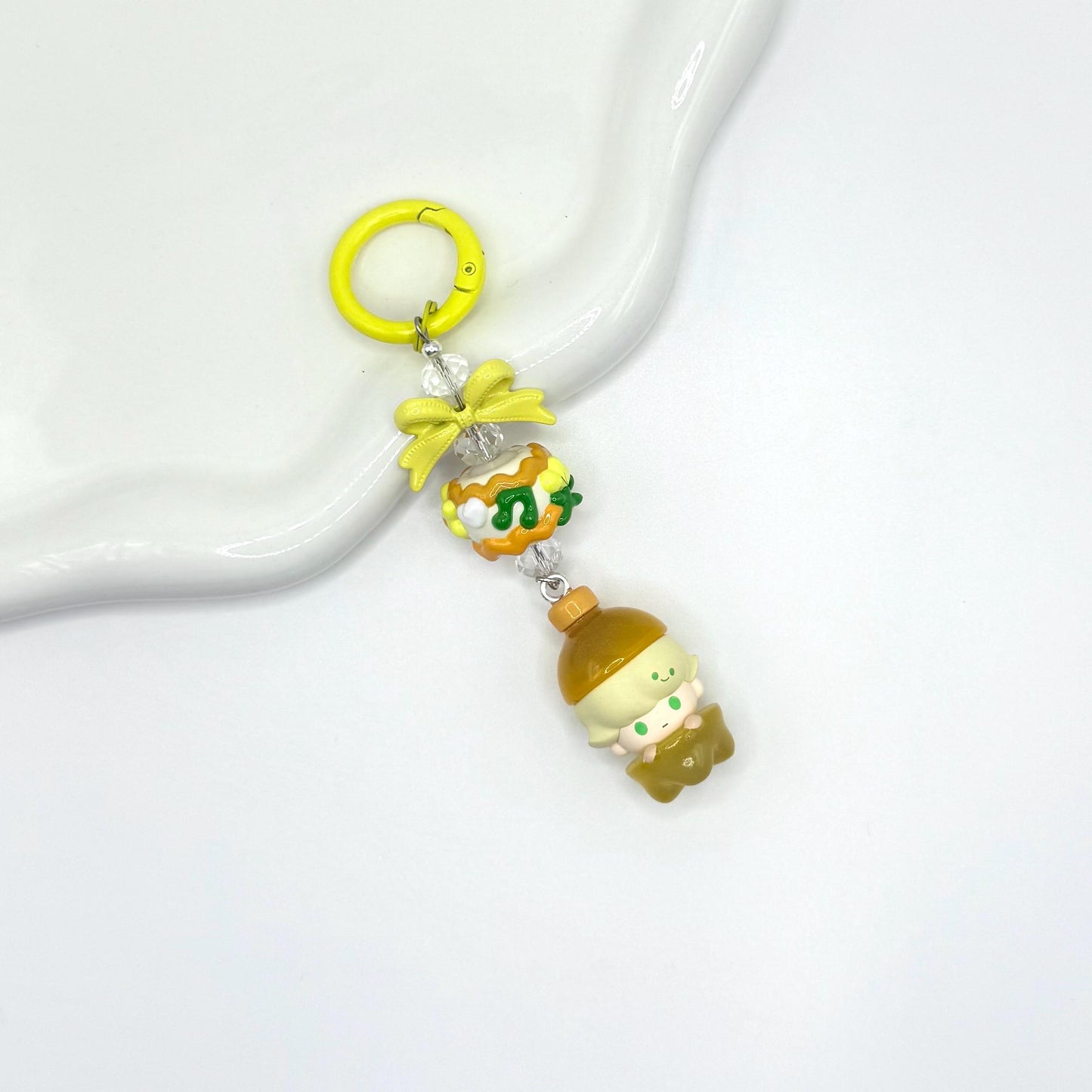 Soda Series Authentic Pop Bean Hand Painted Bead Keychain | Bag charm | Phone charm | Handmade Beads | Popmart Bead