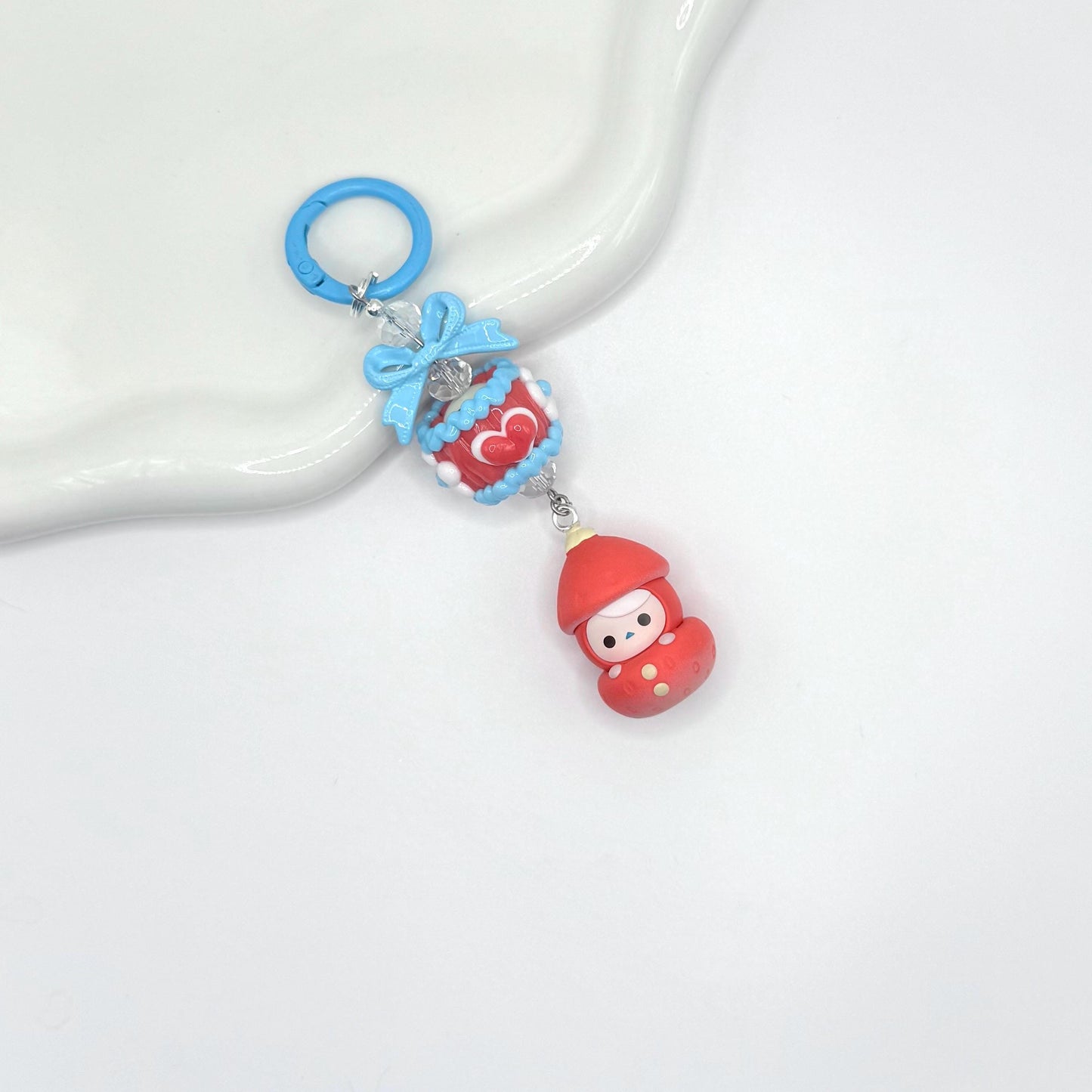 Strawberry Series Authentic Pop Bean Hand Painted Bead Keychain | Bag charm | Phone charm | Handmade Beads | Popmart Bead